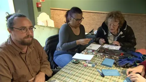 Local Selly Oak residents take part in the workshops Grounded cafe offer