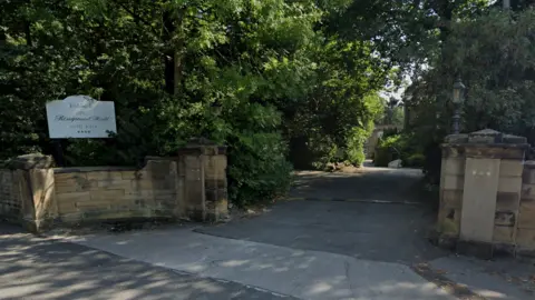 Google Entrance to Ringwood Hall Hotel in Chesterfield 