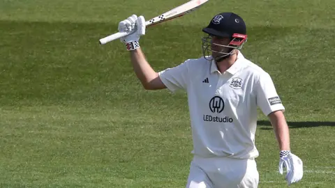 Cameron Green salutes the crowd 