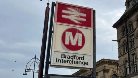 Bradford Interchange sign
