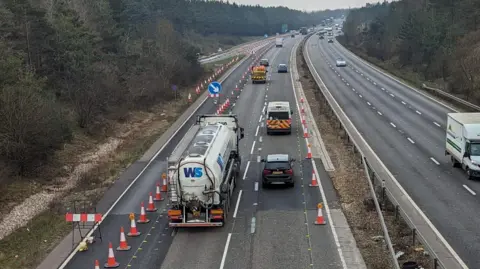 A14 flooding Eleven million litres of water extracted from road