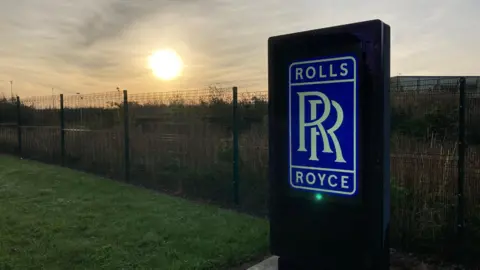 BBC A sign which reads Rolls Royce