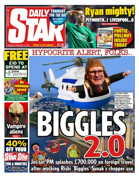 Daily star newspaper front page