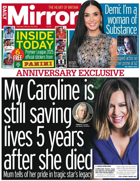 Daily Mirror: Caroline saya masih menyelamatkan nyawa lima tahun setelah dia meninggal.