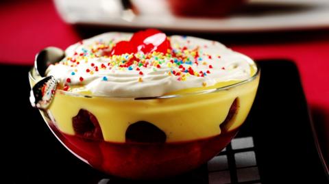 Bowl of trifle