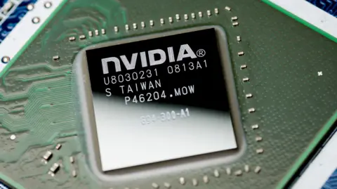 Getty Images Nvidia written connected a chip