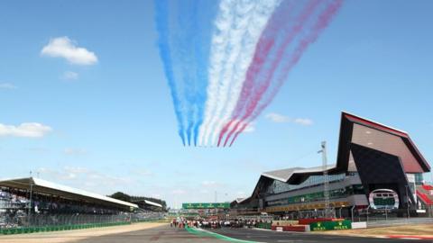 The British Grand Prix at Silverstone