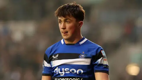 Sam Winters in action for Bath.