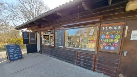 Supplied A wooden cafe. 