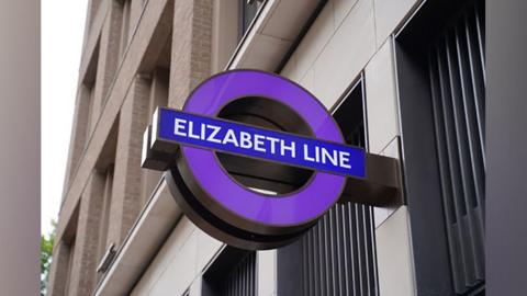 Elizabeth Line sign 