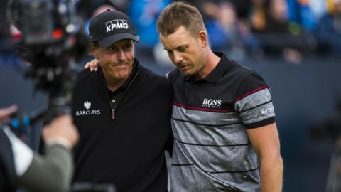 Phil Mickelson and Henrik Stenson