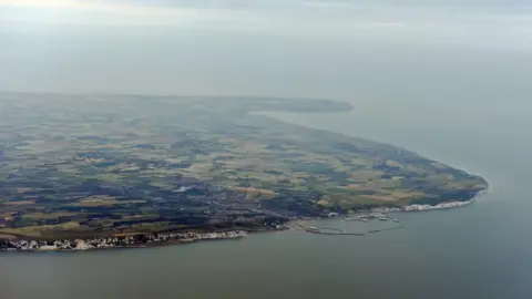 BBC The port of dover from above