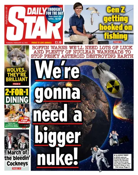 Daily Star front page