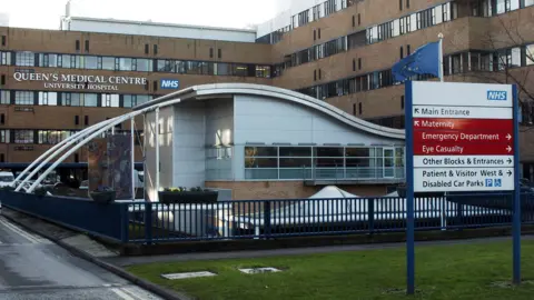 PA Media Queen's Medical Centre in Nottingham