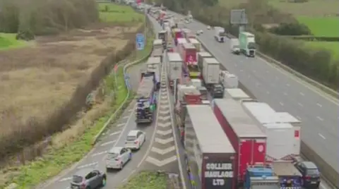 M6 southbound in Staffordshire reopens after emergency resurfacing