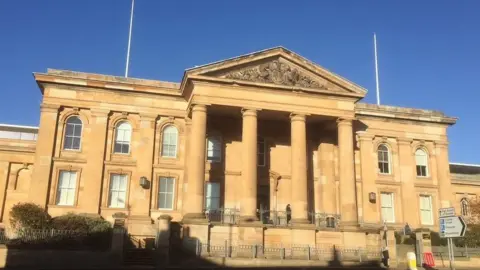 Exterior shot of the High Court in Dundee