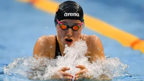 Ellie McCartney swimming