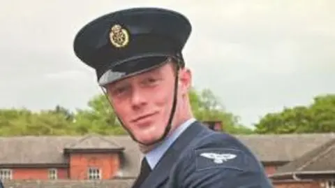 Supplied Joe Bishop was in Operational Support while he was in the RAF. He is pictured in his uniform