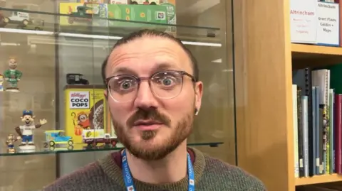 Matthew Wilkinson local studies and archive manager at Trafford Council