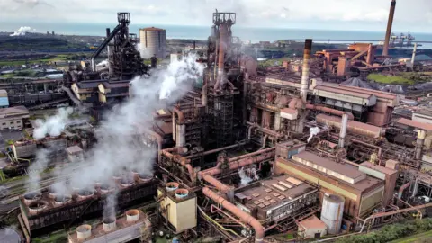 Reuters Tata's steelworks site in Port Talbot