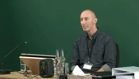 The Nottingham Inquiry Dr Tim Baker, giving evidence at the inquiry