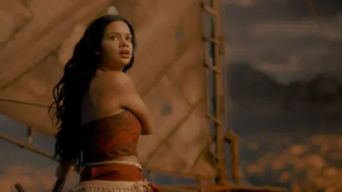 Walt Disney Picture of Catherine Laga'aia as Moana in the 2026 live-action remake of the film