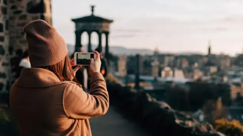 Getty Images view of edinburgh