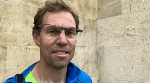 ORLA MOORE/BBC Saimon Clark in 2023