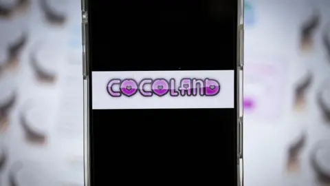 A phone screen showing the Cocoland banner
