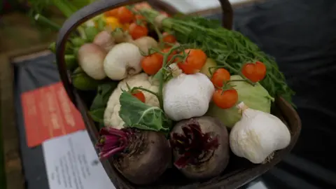 Vegetables in a basket