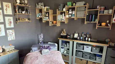 Massage table and paraphernalia