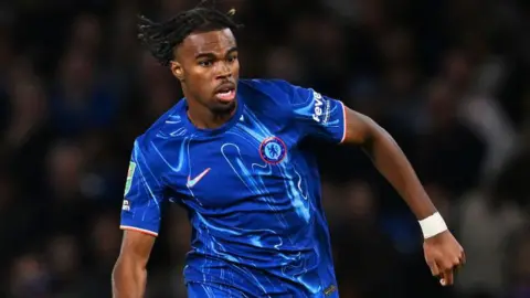 Carney Chukwuemeka of Chelsea in action during the Carabao Cup Third Round match between Chelsea and Barrow