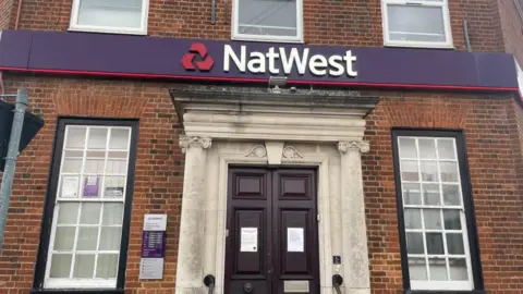 Daniel Sexton/BBC The entrance to NatWest Paddock Wood