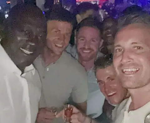 Luke Steele Michael Jordan with Luke Steel and friends