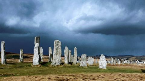 The standing stones at Calanais
