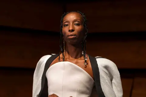 Grant Anderson Image of Scotland's first Black supermodel: Eunice Olumide