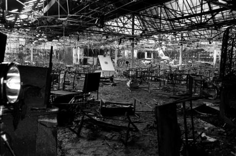 Interior of Stardust ballroom Dublin after fire