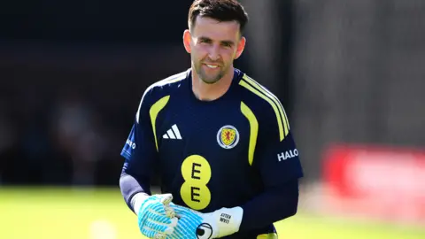 Scotland goalkeeper Liam Kelly