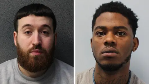 Met Police Police mug shots of Tejean Kennedy and Ali Kavak 