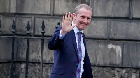 PA Media Michael Matheson MSP arriving at Bute House, Edinburgh, ahead of the first cabinet meeting for Humza Yousaf, the newly elected First Minster of Scotland.