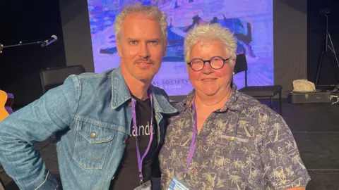 Colin MacIntyre and Val McDermid