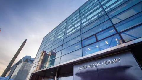 Leicester City Council An exterior image of David Wilson Library at the University of Leicester