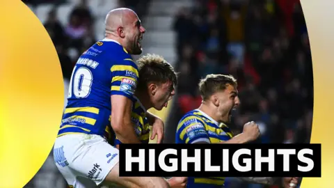 Warrington celebrate against St Helens