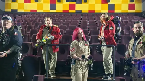 Staffordshire Ghostbusters The team in costume