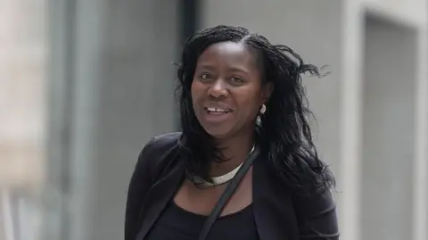 Labour MP Miatta Fahnbulleh arrives at BBC Broadcasting House in London, to appear as a panellist on the BBC One current affairs programme, Sunday with Laura Kuenssberg.