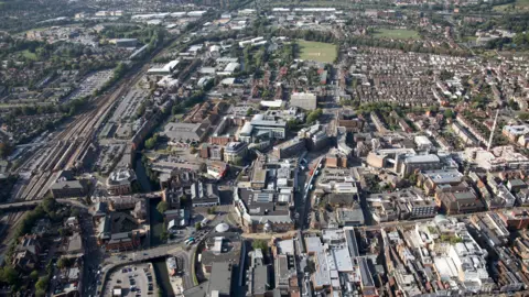Getty Images An aerial view of Guildford.
