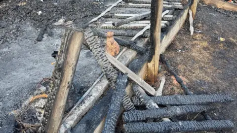 Nottinghamshire Fire and Rescue Service Damaged items after a fire