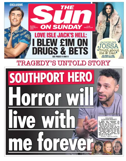 The sun newspaper front page