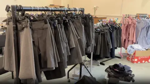 Matt Marvel/BBC School uniform swap shop