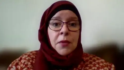 Linsay Taylor, of the Muslim Vote coalition